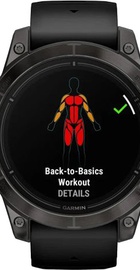 Garmin Epix Pro Gen 2 Sapphire 47mm Carbon G. DLC Tit. with Black Band (010-02803-10/11)