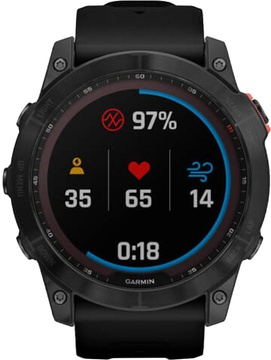 Garmin Fenix 7X Solar Slate Gray with Black Band (010-02541-00/01)