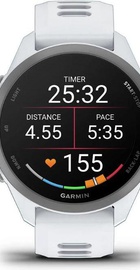 Garmin Forerunner 170 Music Whitestone with Whitestone/Cloud Blue Band (010-03920-11)