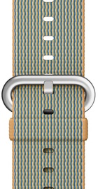 Apple Woven Nylon for Watch 42mm/44mm/45mm/46mm/49mm Gold/Royal Blue (MMA02)