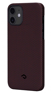 Pitaka MagEZ Case Plain for iPhone 12 mini Black/Red (KI1204)