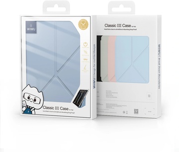 WIWU Classic III Series Case for iPad 10gen 2022 / iPad 11 2025 Blue