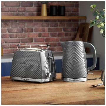 Russell Hobbs Groove Grey 26392-56