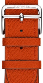 Apple Watch Hermes Leather Single Tour 42mm/44mm/45mm/46mm/49mm Feu Epsom (MMMW2)