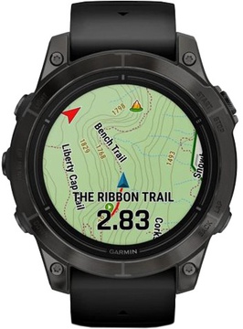 Garmin Epix Pro Gen 2 Sapphire 47mm Carbon G. DLC Tit. with Black Band (010-02803-10/11)