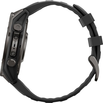 Garmin Fenix 9 47mm Carbon Gray DLC Titanium with Black Silicone Band (010-04762-10/11)