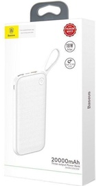 Baseus Power Bank 20000 mAh White (PPKC-A02)