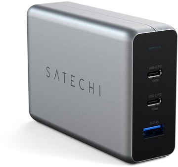 Satechi 100W USB-C PD Compact Gan Charger (ST-TC100GM-EU)