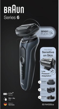 Braun Series 6 SensoFlex Wet&Dry 60-N4500cs