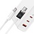 Baseus GaN5 Pro Fast Charger 2C+U 140W White w/Type-C to Type-C cable (CCGP100202)