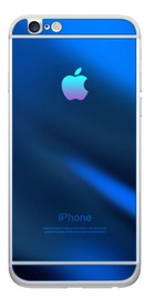 Simple Case Premium Mirror Tempered Glass Blue for iPhone 6