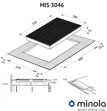 Minola MIS 3046 KWH