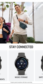 Garmin Vivoactive 6 Slate with Pebble Grey Band (010-02985-04)