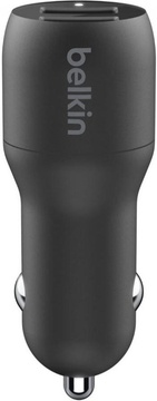 Belkin Boost Up Charge Dual USB-A Car Charger 24W (CCB001BTBK)