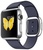 Apple Watch 38mm Series 2 Stainless Steel Case with Midnight Blue Modern Buckle Small (MNP82)