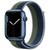Apple Watch Series 7 GPS 45mm Blue Aluminum Case With Abyss Blue/Moss Green Sport Loop (MKNR3)
