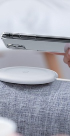 Baseus Jelly Wireless Charger 15W White (WXGD-02)
