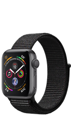 Apple Watch Series 4 GPS 40mm Space Gray Aluminum Case with Black Sport Loop (MU672)