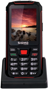 Sigma mobile Comfort 50 Outdoor Black-Red