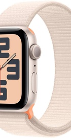 Apple Watch SE 2 GPS 44mm Starlight Aluminium Case with Starlight Sport Loop (MRE63)