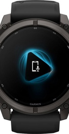Garmin Fenix 9 51mm Carbon Gray DLC Titanium with Black Silicone Band (010-04763-10/11)