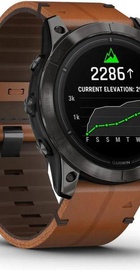 Garmin Epix Pro Gen 2 Sapphire 51mm Carbon G. DLC Tit. with Chestnut L. Band (010-02804-30)