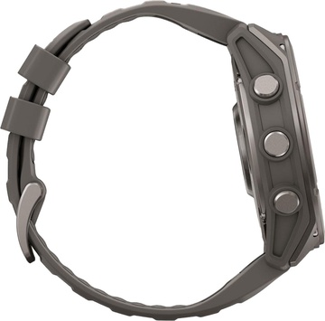 Garmin Fenix 9 51mm Titanium with Pebble Gray Silicone Band (010-04763-00/01)