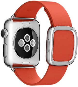 Apple Modern Buckle for Watch 38mm/40mm/41mm/42mm Red Medium (MMGY2)