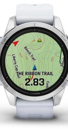 Garmin Epix Pro Gen 2 42mm Silver w. Whitestone Band (010-02802-00/01)