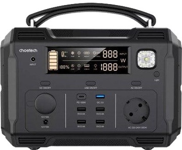 Choetech Portable Power Station 500W BS004 (BS004-EU-BK)