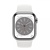 Apple Watch Series 8 GPS + Cellular 45mm Silver Stainless Steel Case with White Sport Band (MNKE3)