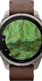 Garmin Fenix 9 Pro inReach 47mm Titanium with Walnut Leather Band (010-04336-40/41)
