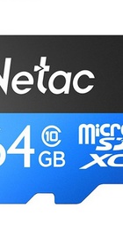 Netac 64 GB microSDXC Class 10 UHS-I + SD adapter NT02P500STN-064G-R