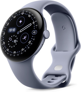 Google Pixel Watch 4 45mm Wi-Fi Satin Moonstone Aluminum case / Moonstone Active Band