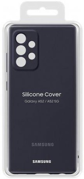 Samsung A525 Galaxy A52 Silicone Cover Black (EF-PA525TBEG)