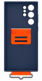 Samsung S908 Galaxy S22 Ultra Silicone with Strap Cover Navy (EF-GS908TNEG)