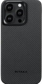 Pitaka MagEZ Case 4 Twill 600D for iPhone 15 Pro Black Grey (KI1501PA)