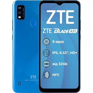 ZTE Blade A51 3/64GB Blue (UA)