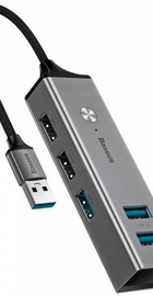 Baseus 3xUSB3.0 2xUSB2.0 Dark Gray (CAHUB-C0G)