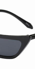TOYEARN Vintage Sexy Ladies Cat Eye Sunglasses Women 2018 (C01 Black frame/Grey Glasses)