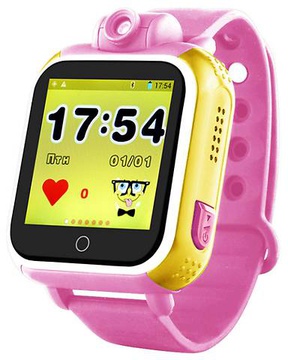 SmartWatch TD-07 (Q200) GPS-Tracking 3G Pink