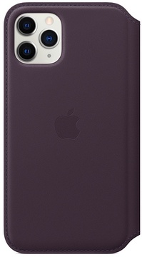 Apple iPhone 11 Pro Leather Folio - Aubergine (MX072)