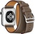 Apple Watch Hermes 38mm Series 2 Stainless Steel Case with Etoupe Swift Leather Double Tour (MNQ52)