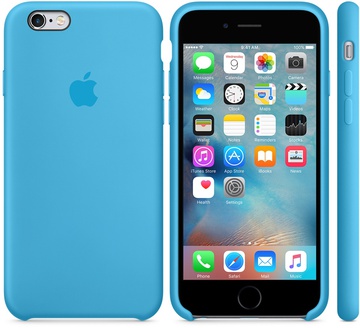 Apple iPhone 6s Silicone Case Blue (MKY52)