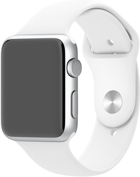 Apple Sport Band for Watch 42mm/44mm/45mm/46mm/49mm White M/L & L/XL (ML9H2)