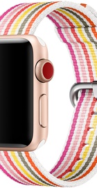 Apple Watch 38mm/40mm/41mm/42mm Woven Nylon Pink Stripe (MRH82)