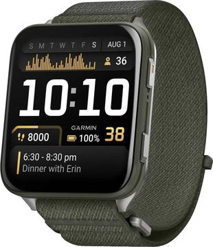 Garmin Venu X1 Moss with Titanium Caseback and Moss ComfortFit Nylon Band (010-02980-01/03)