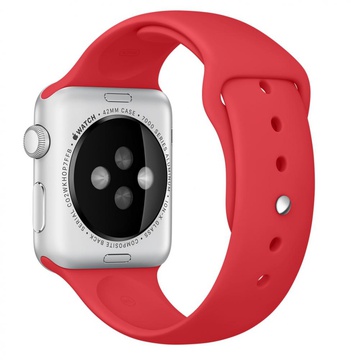 Apple Watch 42mm/44mm/45mm/46mm/49mm Sport Band (PRODUCT) Red (MLDJ2)
