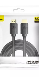 Baseus High Definition HDMI Male To HDMI 8K Male (1m) (CAKGQ-J01)