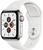 Apple Watch Series 5 GPS + Cellular 40mm Stainless Steel Case with White Sport Band (MWWR2, MWX42)